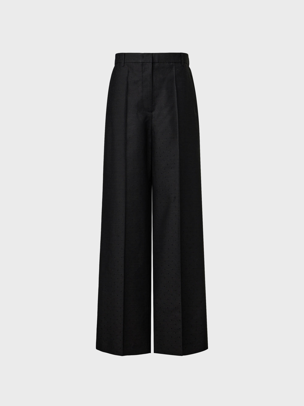 EENK Pattern Straight Pants - Black