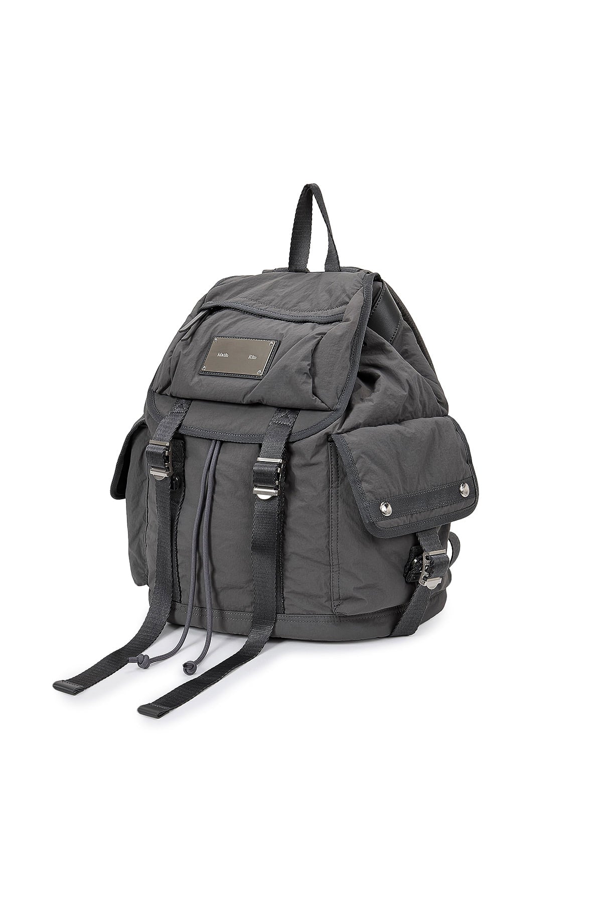 [matinkim] POCKET UTILITY LARGE BACK PACK IN CHARCOAL