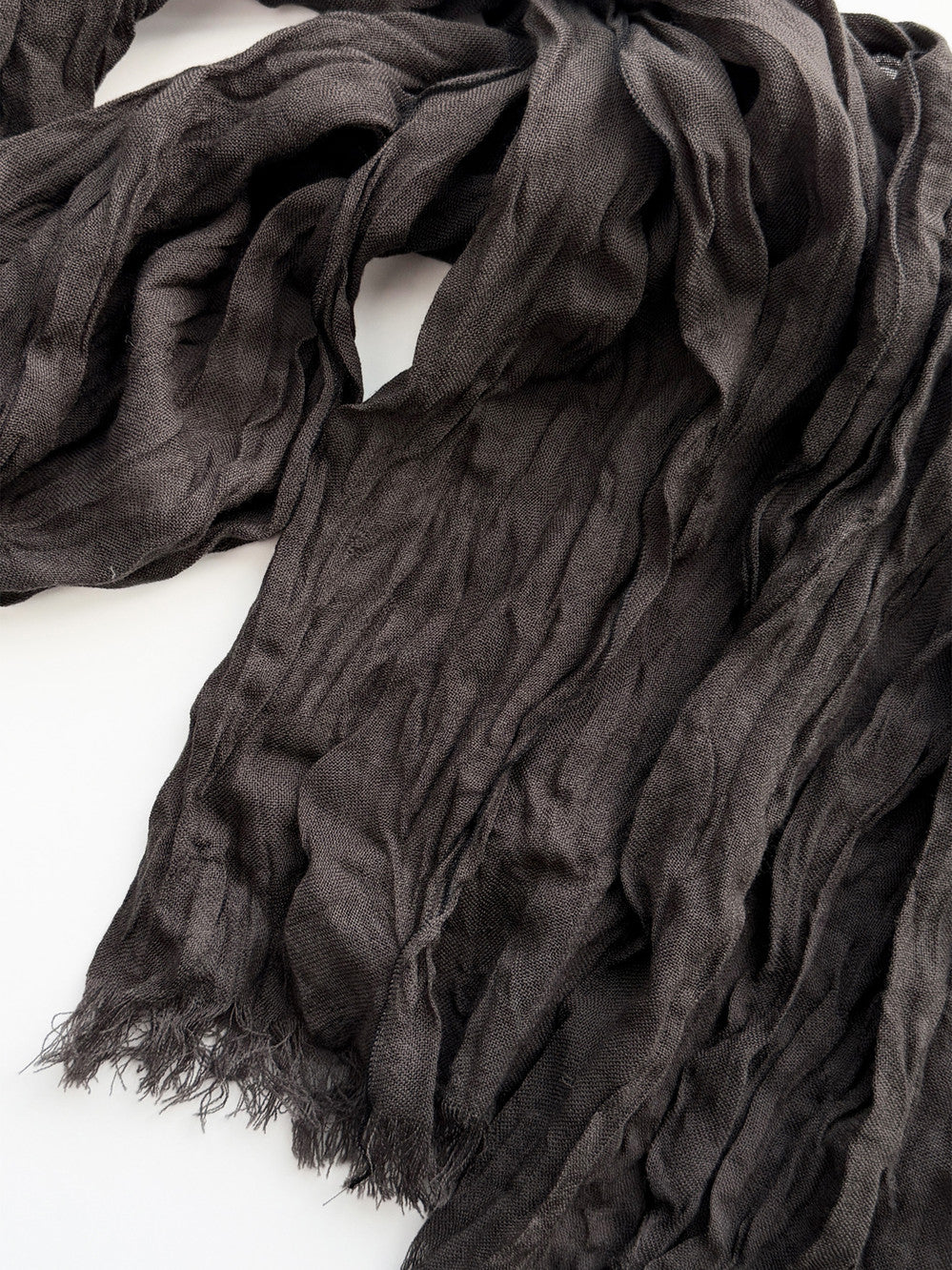 Low Classic Wool Scarf Charchoal