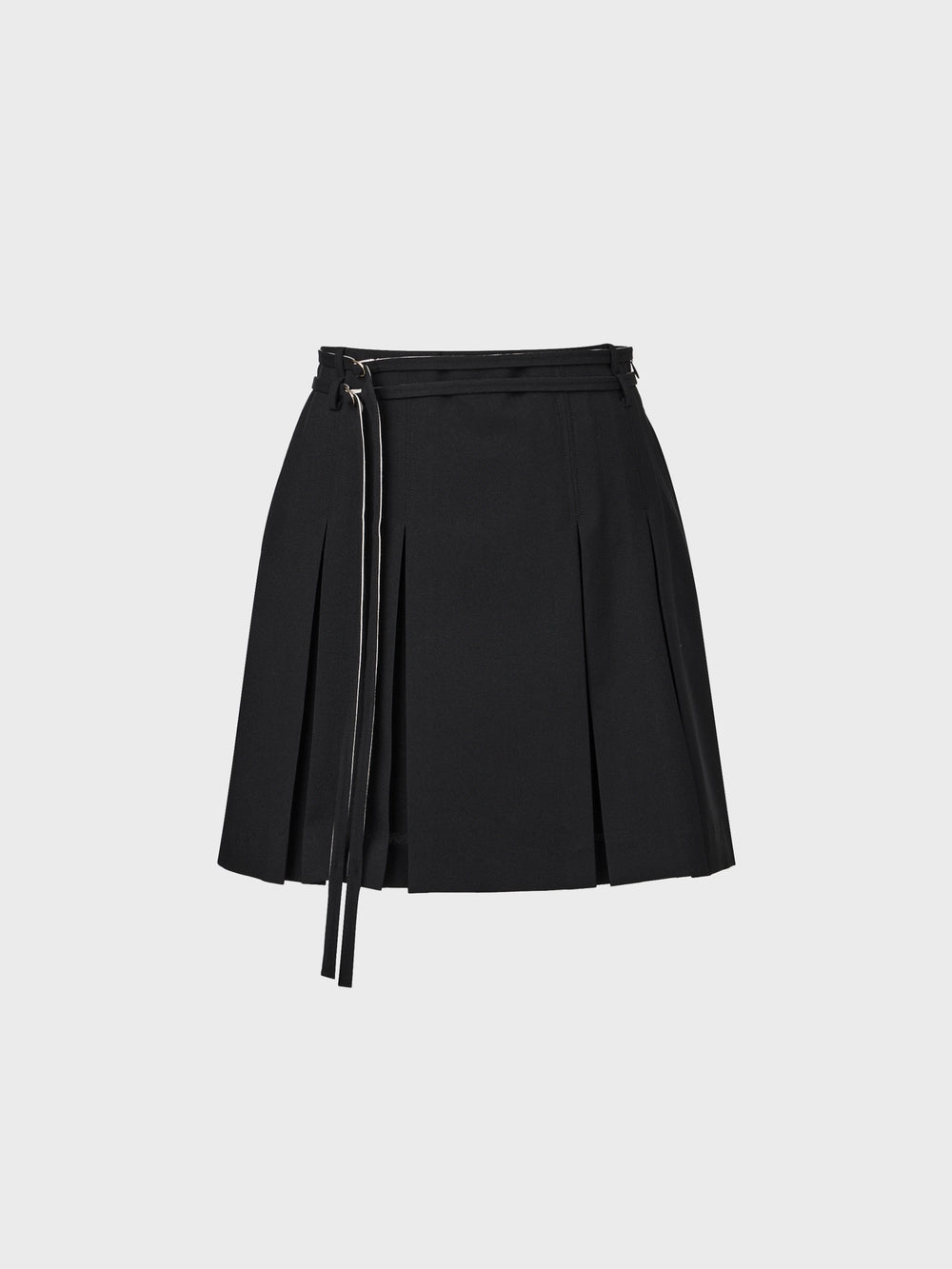 EENK Pleated Mini Skirt - Black