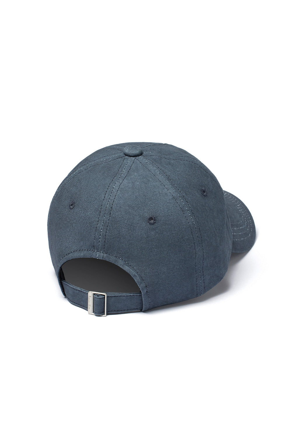 [matinkim] COTTON WASHED CRACK LOGO BALL CAP IN BLUE