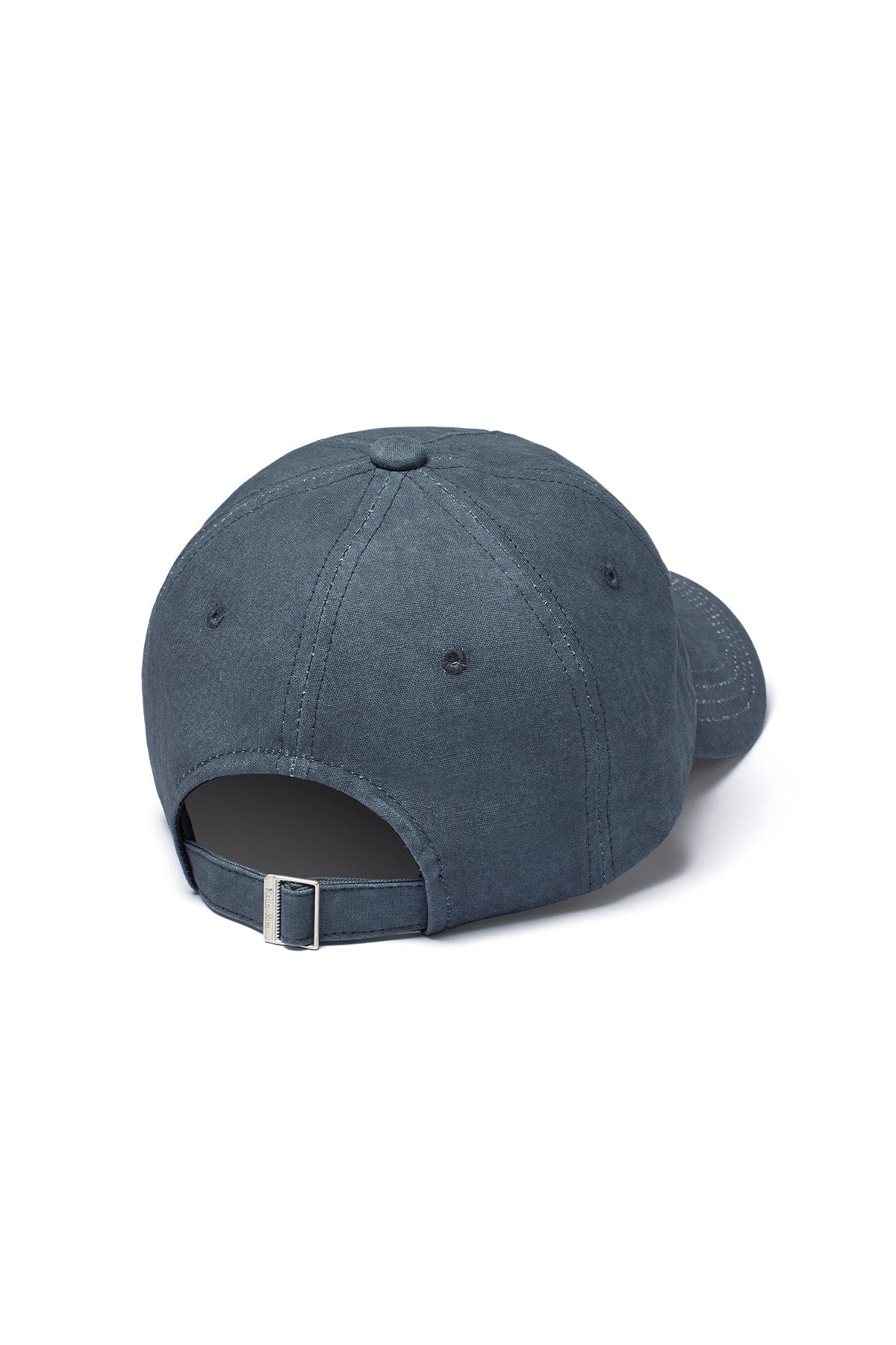 [matinkim] COTTON WASHED CRACK LOGO BALL CAP IN BLUE
