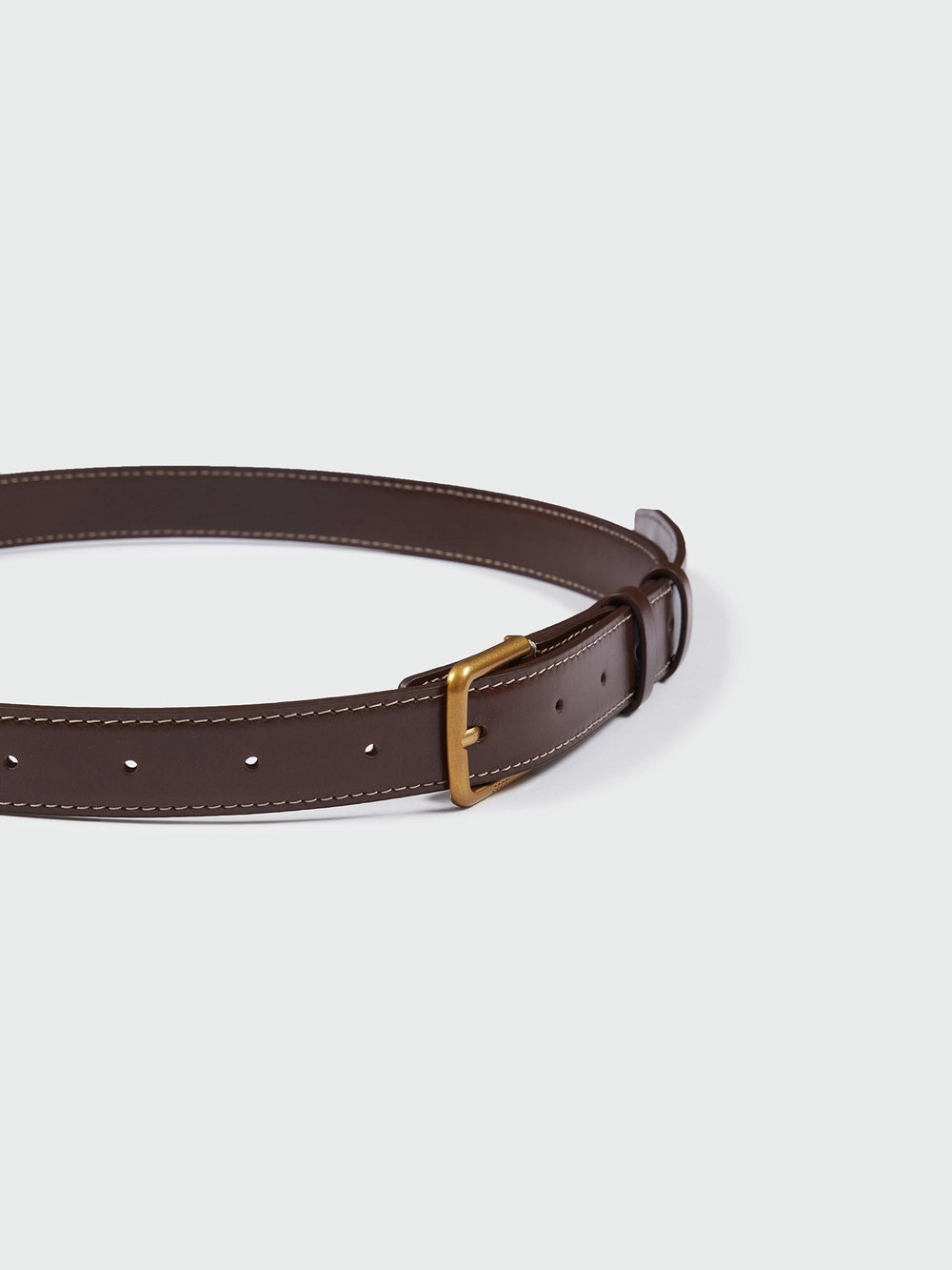 EENK Classic Logo Buckle Belt - Brown