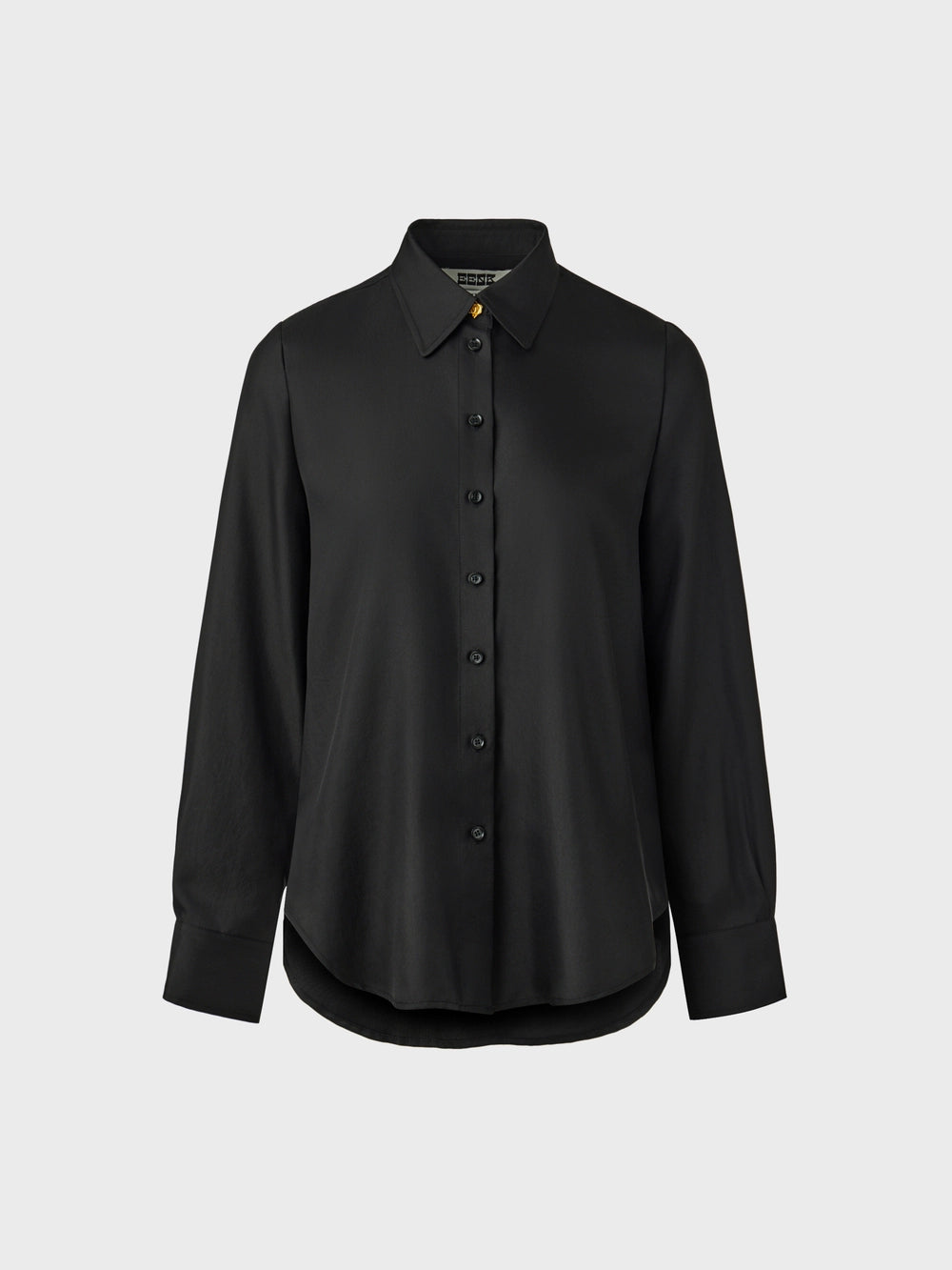 EENK Brooch Classic Shirt - Black