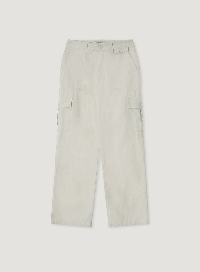 Mango Maniplease Tetta Washed Pants Mist