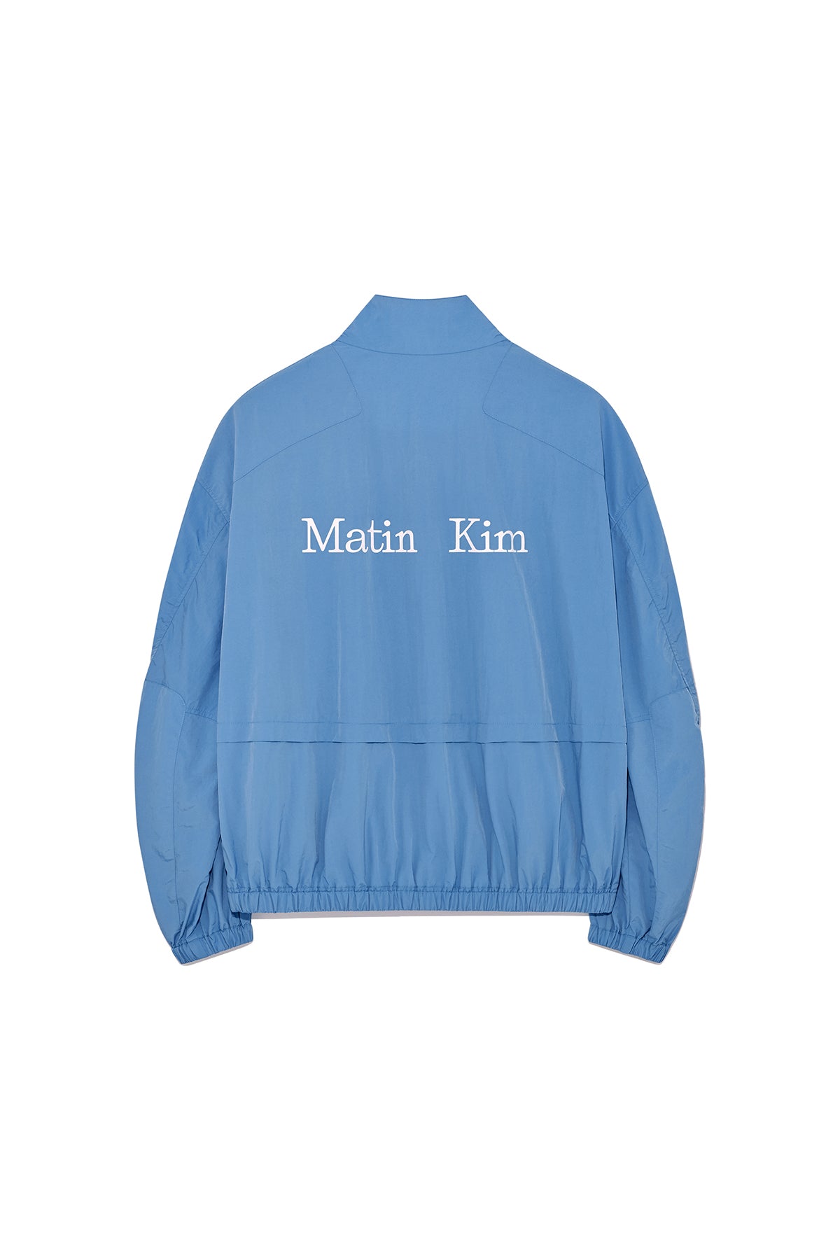 [matinkim] OVERSIZE NYLON LIGHT JUMPER FOR MEN IN LIGHT BLUE