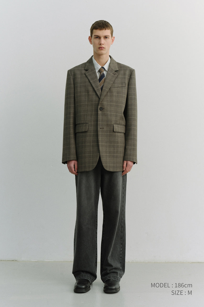 Dunst Straight Slack Jeans Grey