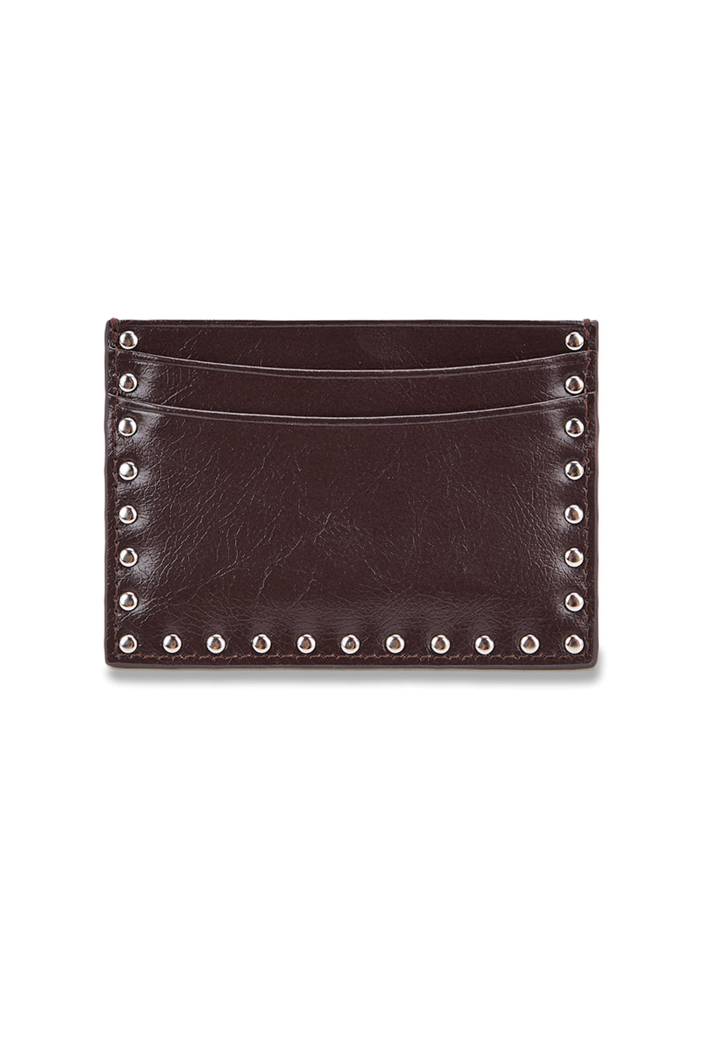 Matinkim Matin Kim Western Stud Card Wallet IN Brown