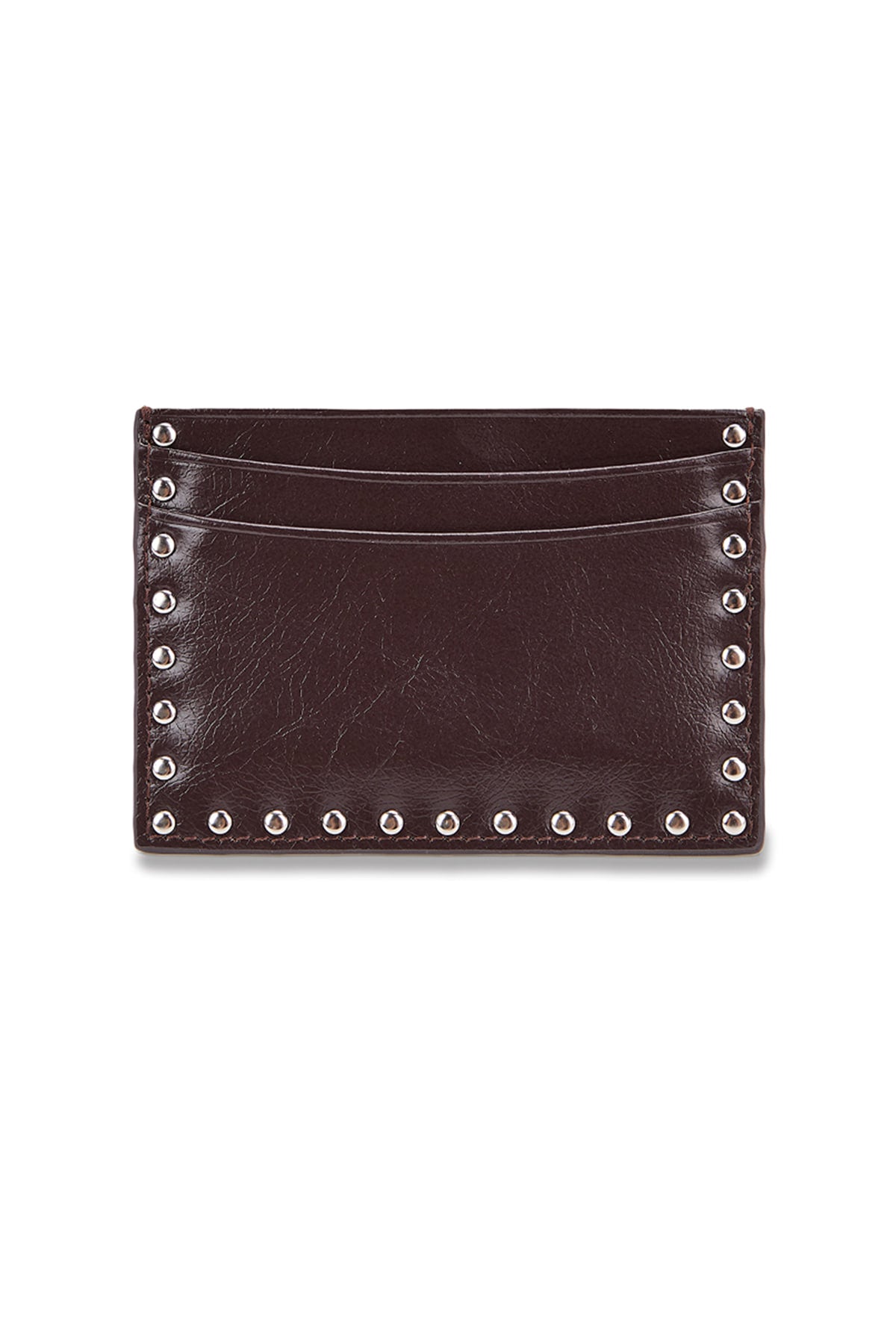 Matinkim Western Stud Card Wallet IN Brown