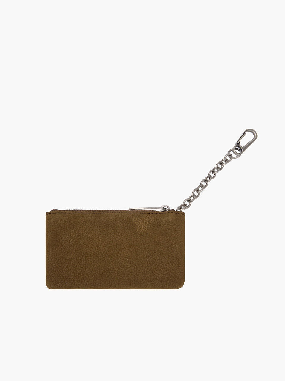 Margesherwood Full Stud Zipper Wallet chestnut nubuck