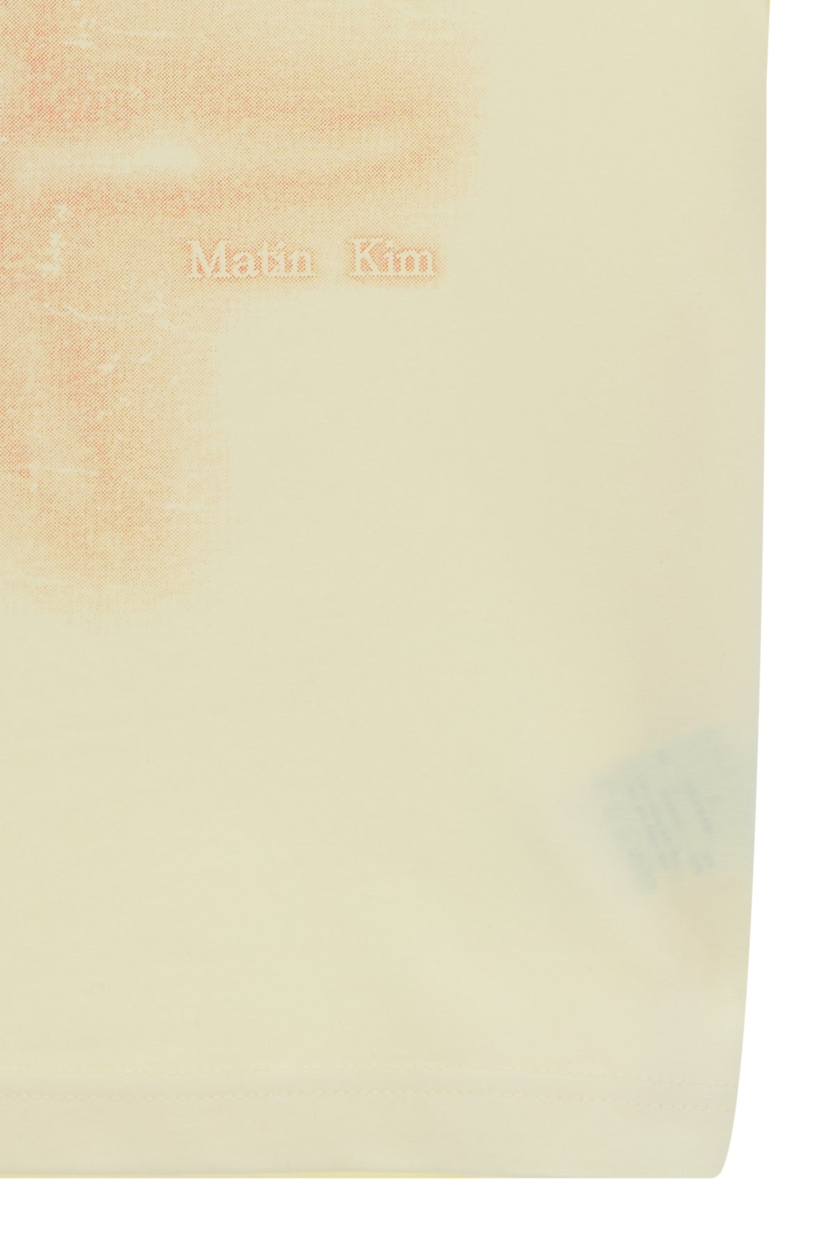 [matinkim] STARFISH GRAPHIC CROP TOP IN LIGHT YELLOW