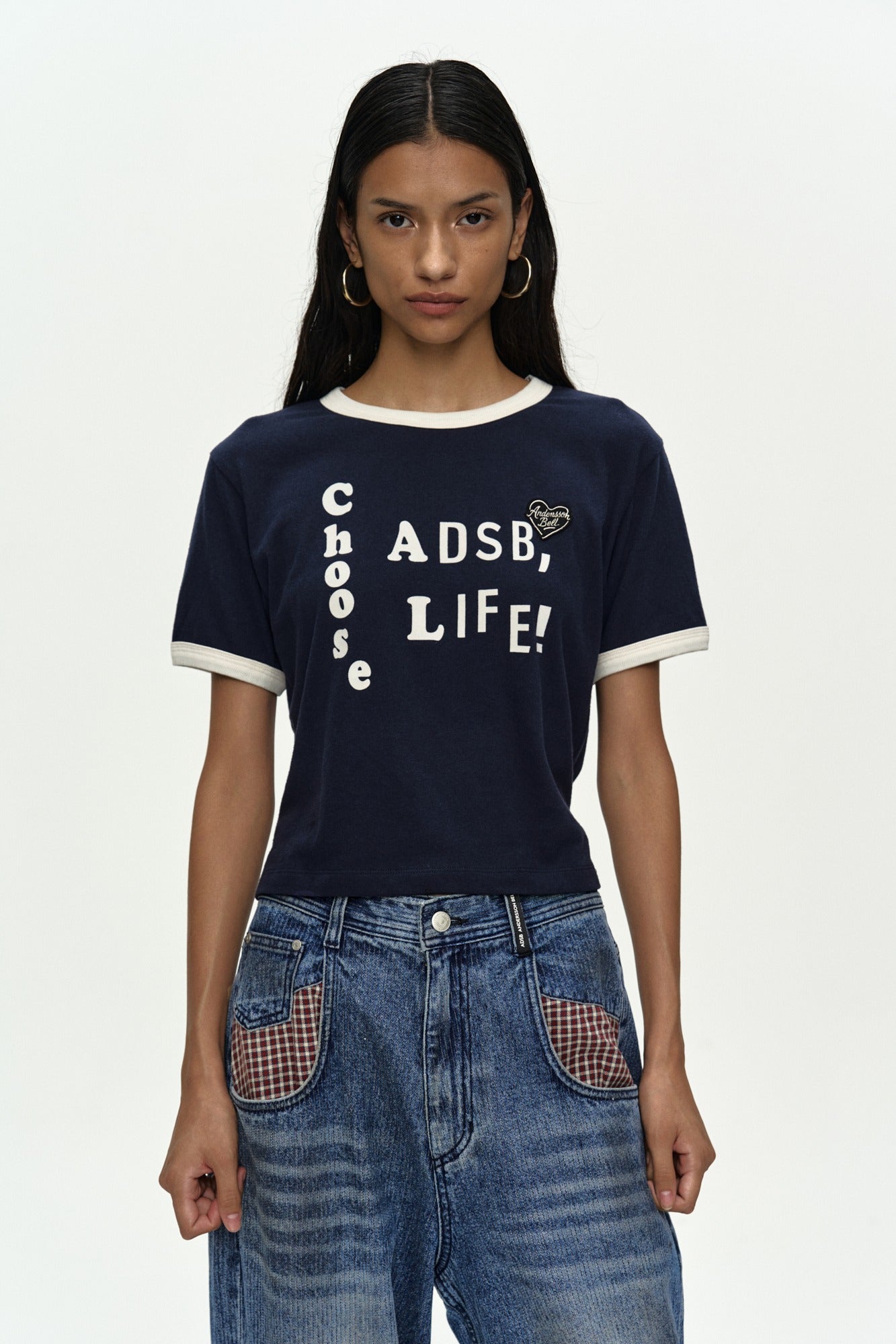 Andersson Bell (Essential) Adsb Flocking Baby Ringer T-Shirt