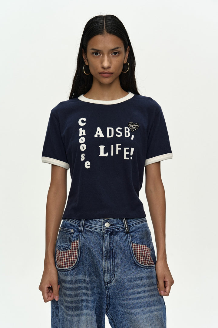 Andersson Bell (Essential) Adsb Flocking Baby Ringer T-Shirt
