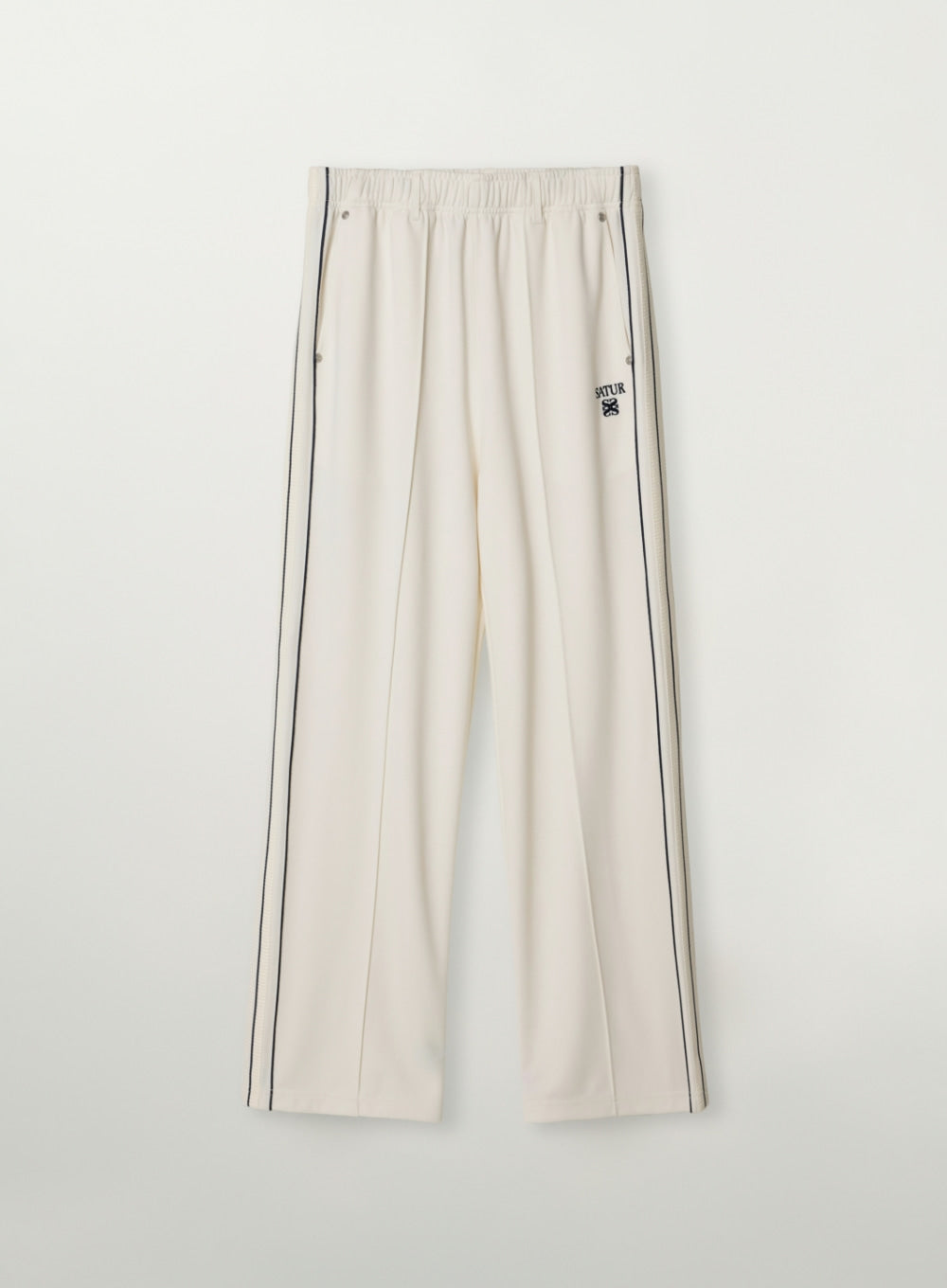 [satur] (W) Essential Lawton Track Pants - Cream