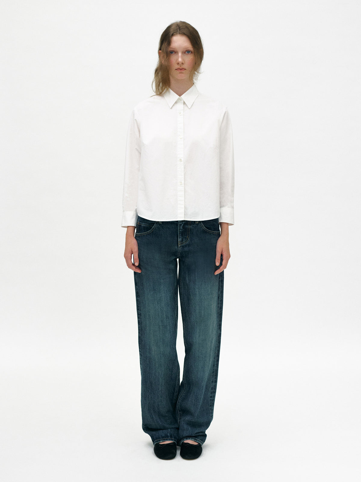 Nothing Written Nils straight jeans (Washed blue, W)