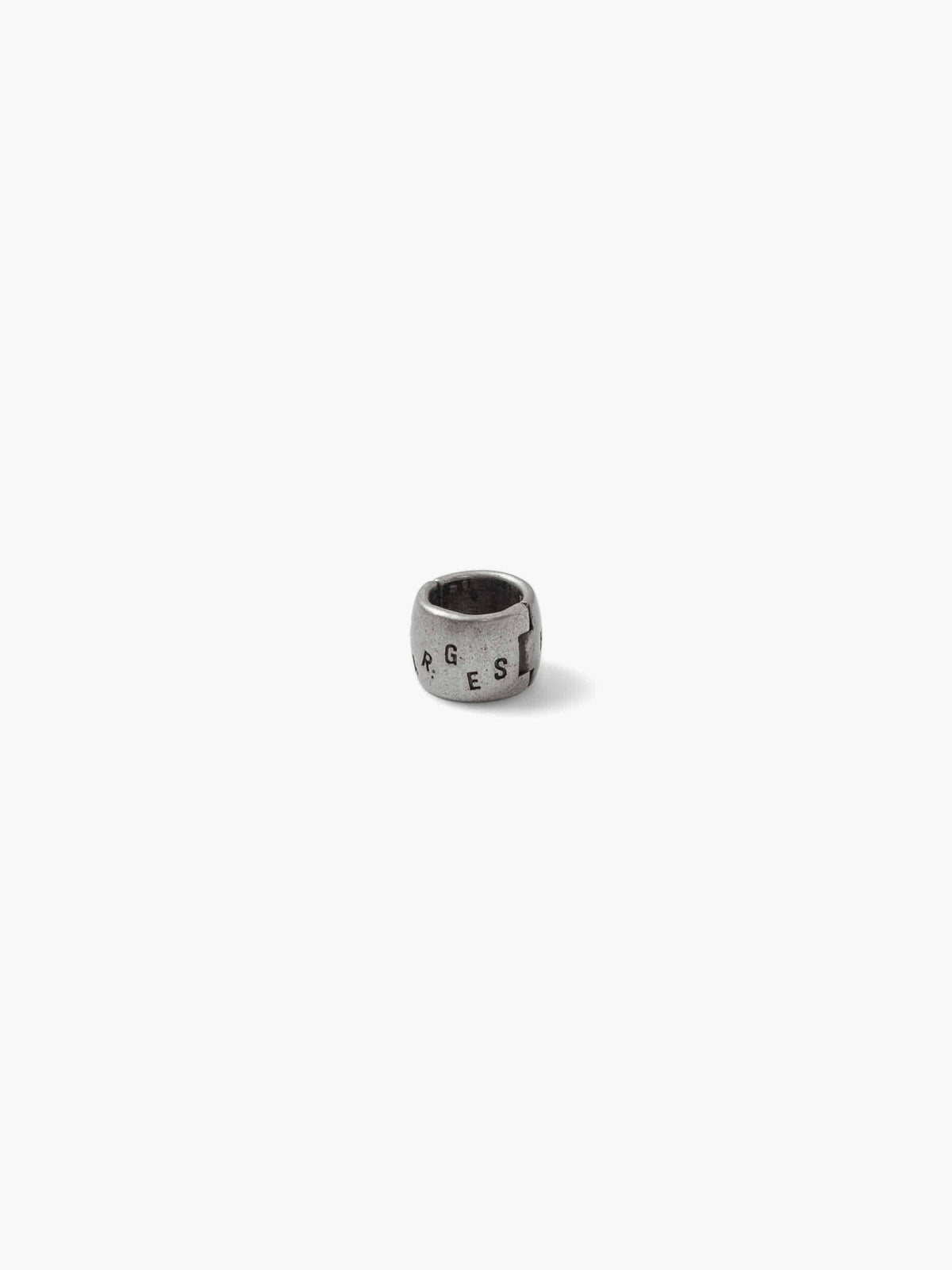 Margesherwood Single Bag Ring round vintage silver