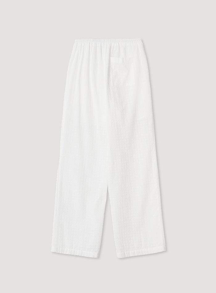 Mango Maniplease Monica Punching Pants White