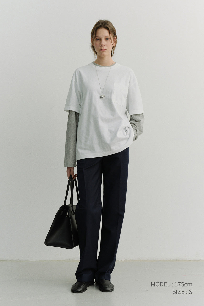 Dunst Straight Slacks Navy