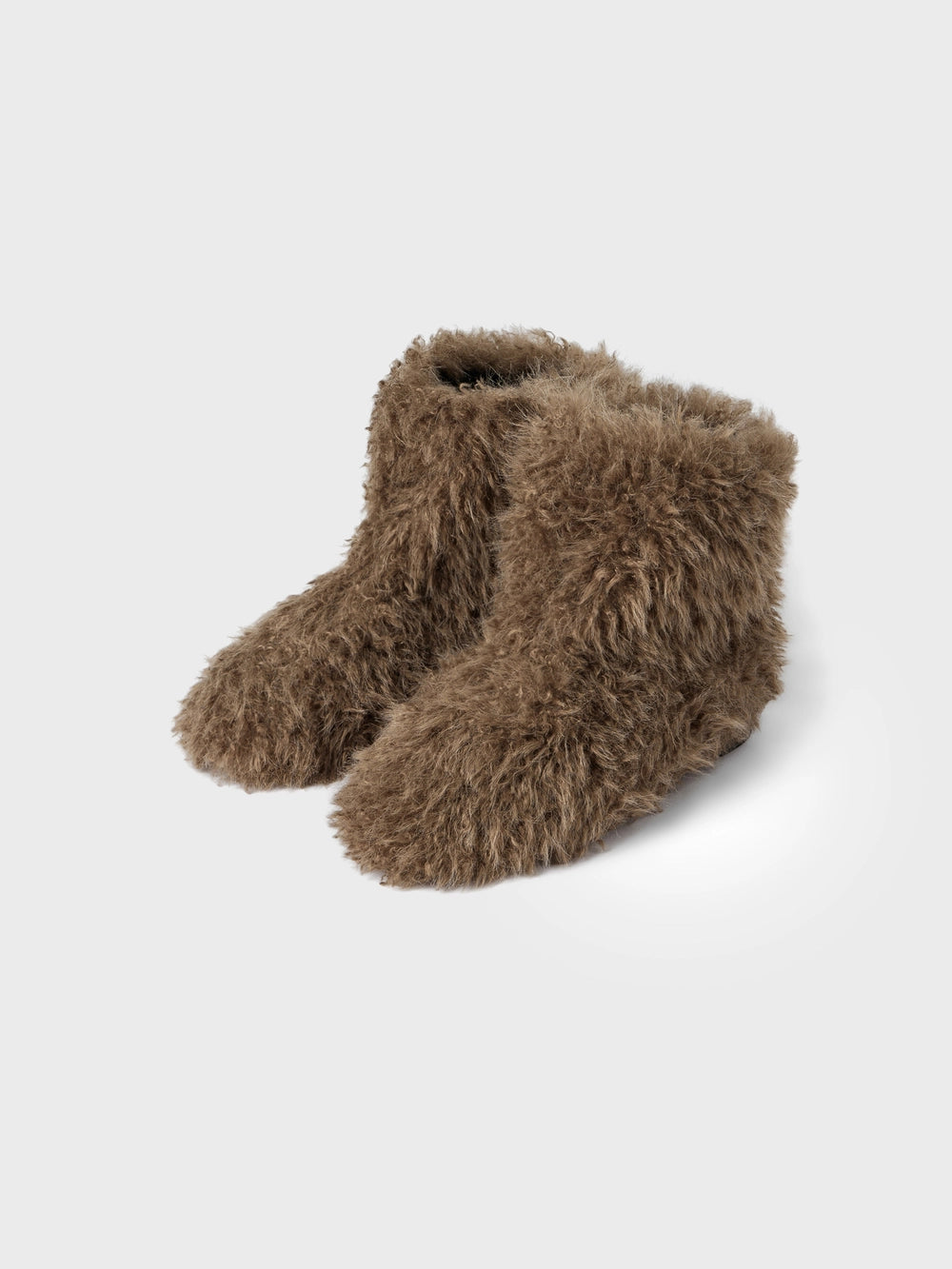 EENK Faux Fur Ankle Boots - Camel
