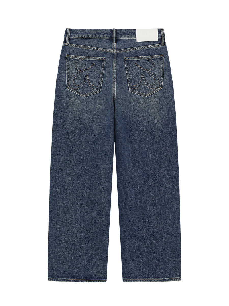 GLOWNY The Bella Baggy Jeans (Heritage Blue)