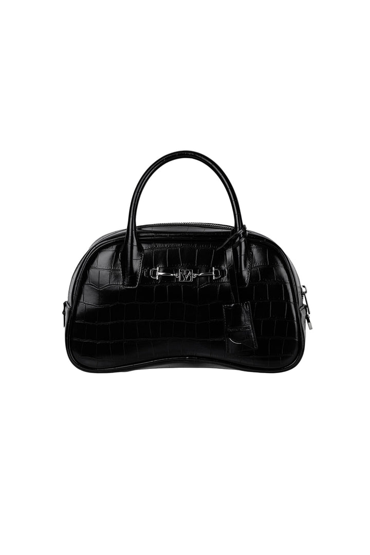 Treemingbird Curved Tote Bag Black