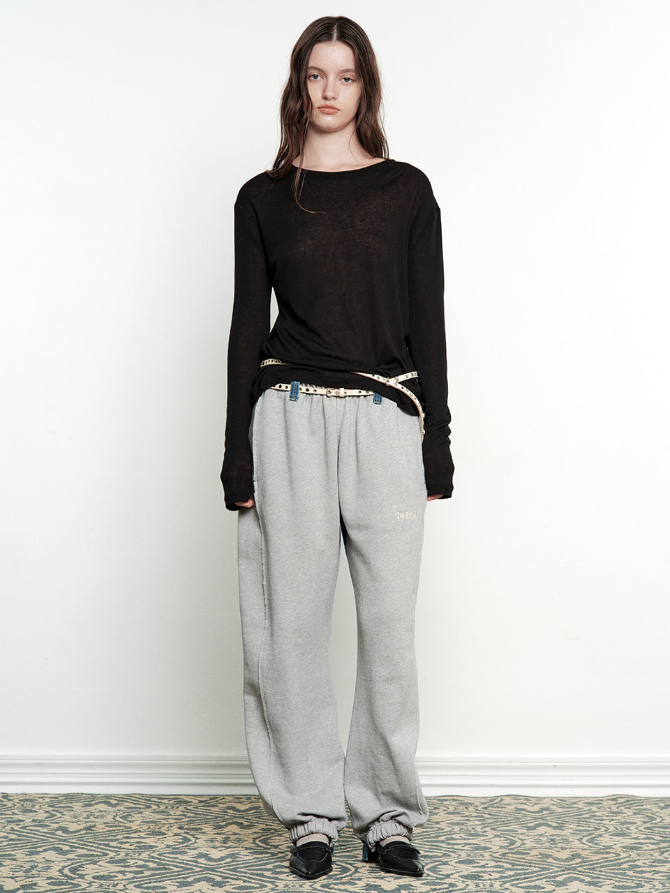 Margesherwood Loose Long Sleeve T-Shirt black