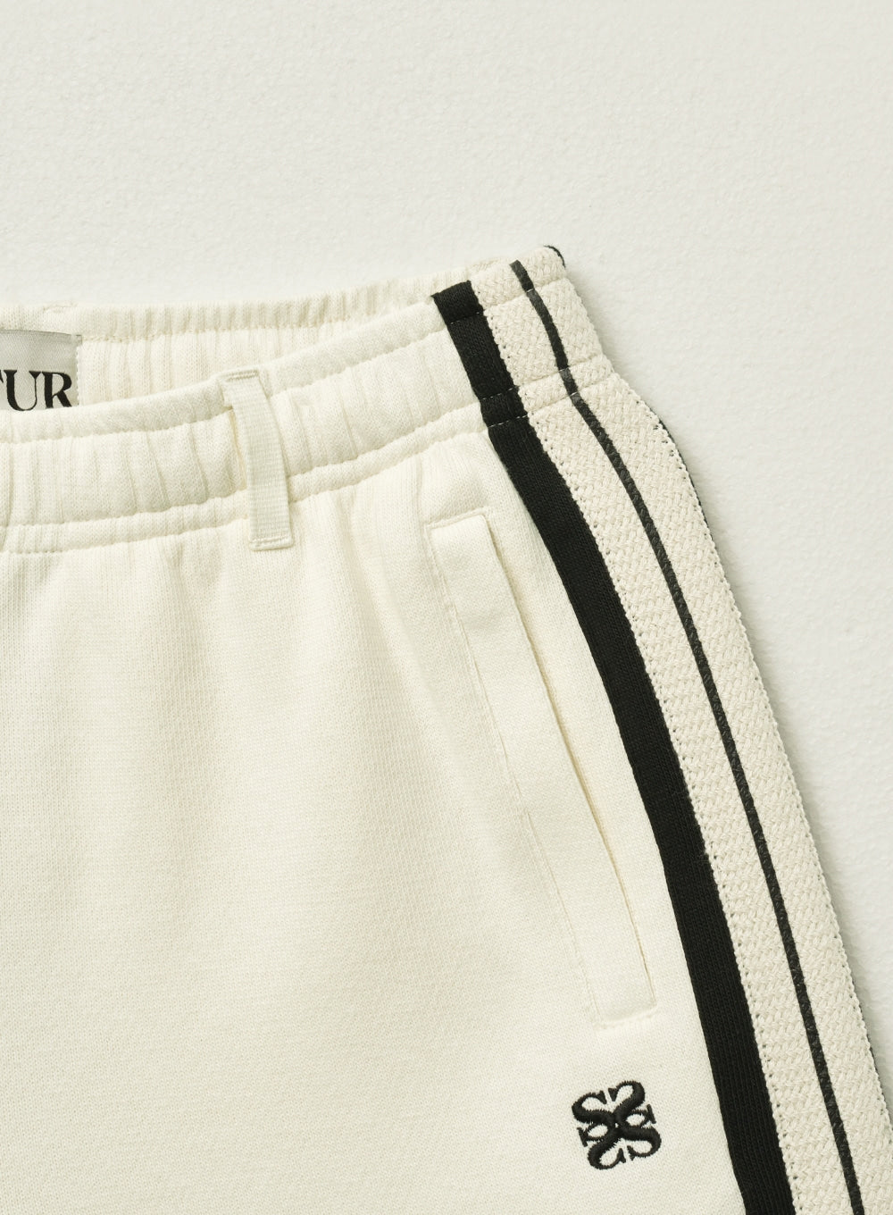 [satur] (W) Lawton All Day Track Shorts - Art Black