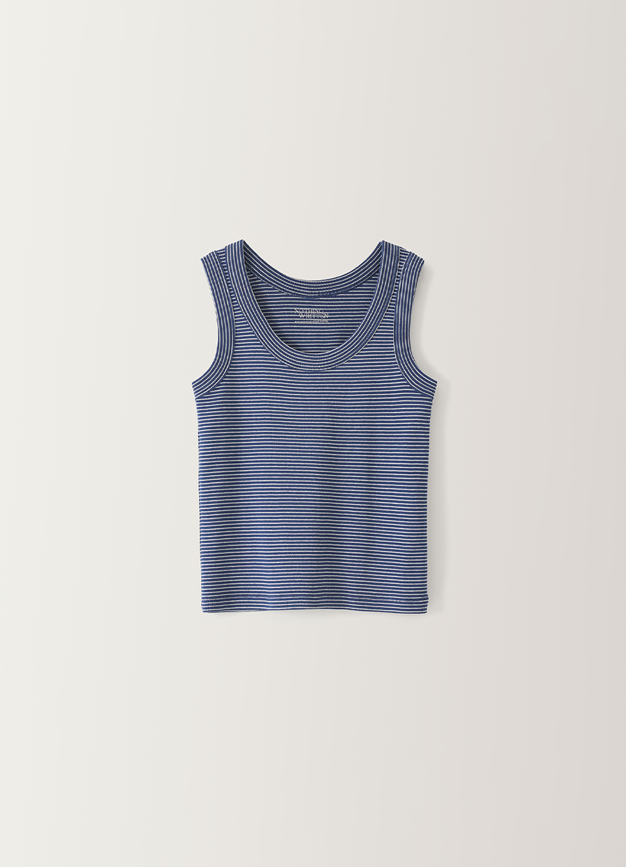 Nothing Written Sailor sleeveless top (Blue)