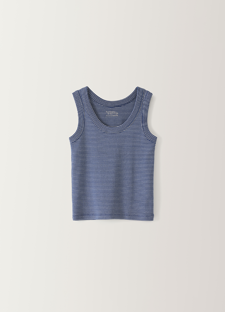 Nothing Written Sailor sleeveless top (Blue)