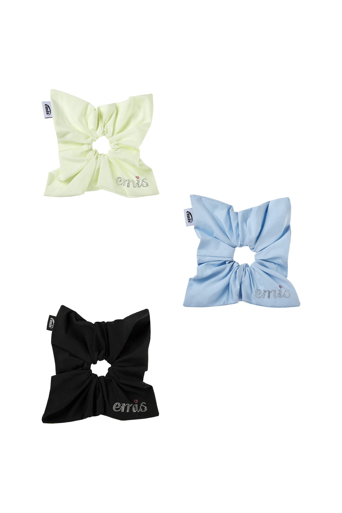 EMIS Rhinestone Scrunchie