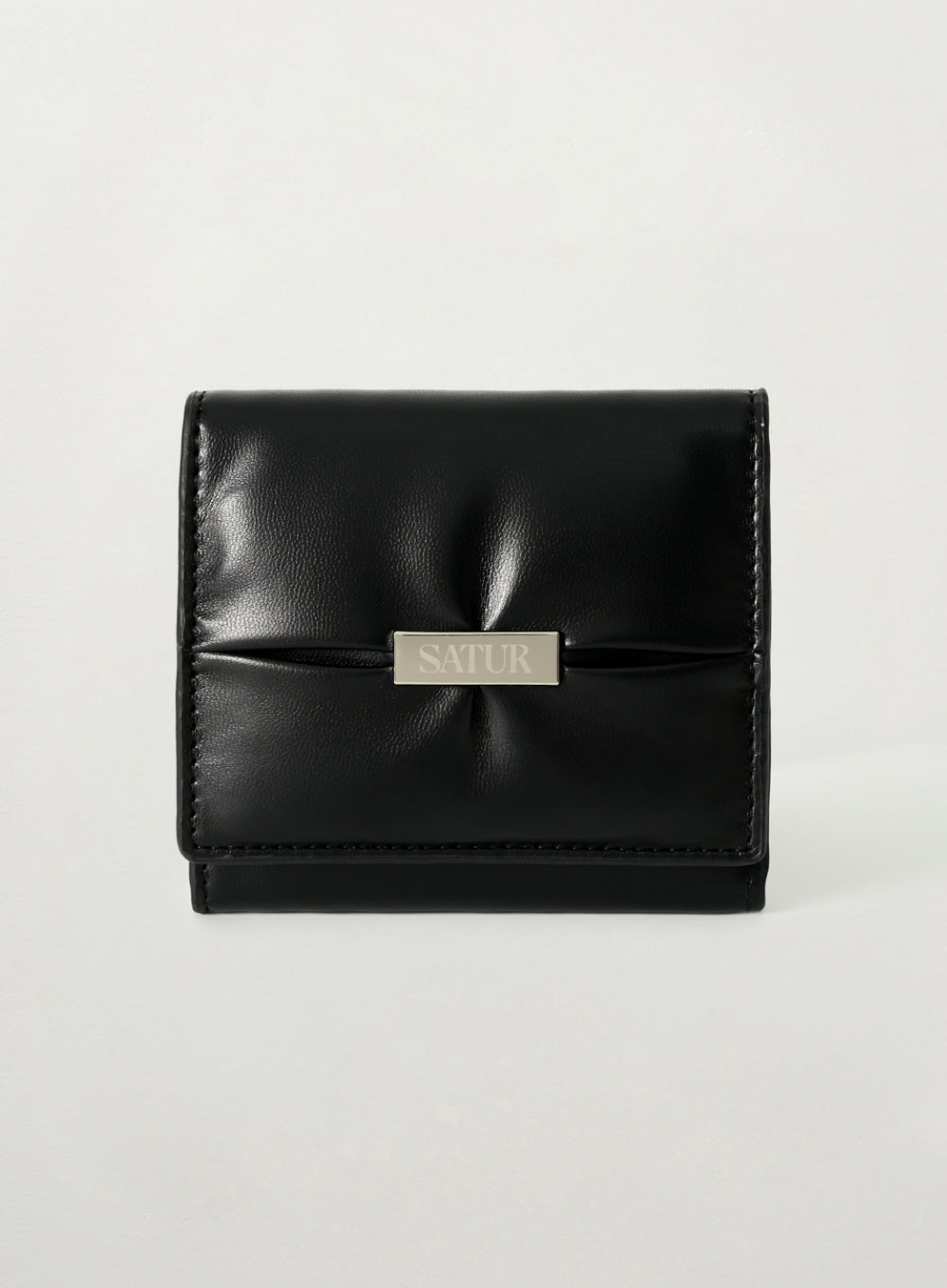 [satur] Orta Padded Wallet - Black
