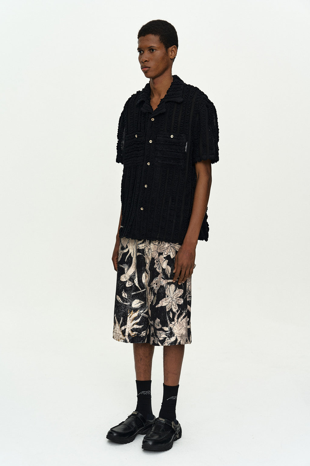 Andersson Bell Kenley Knitted Open Collar Shirt