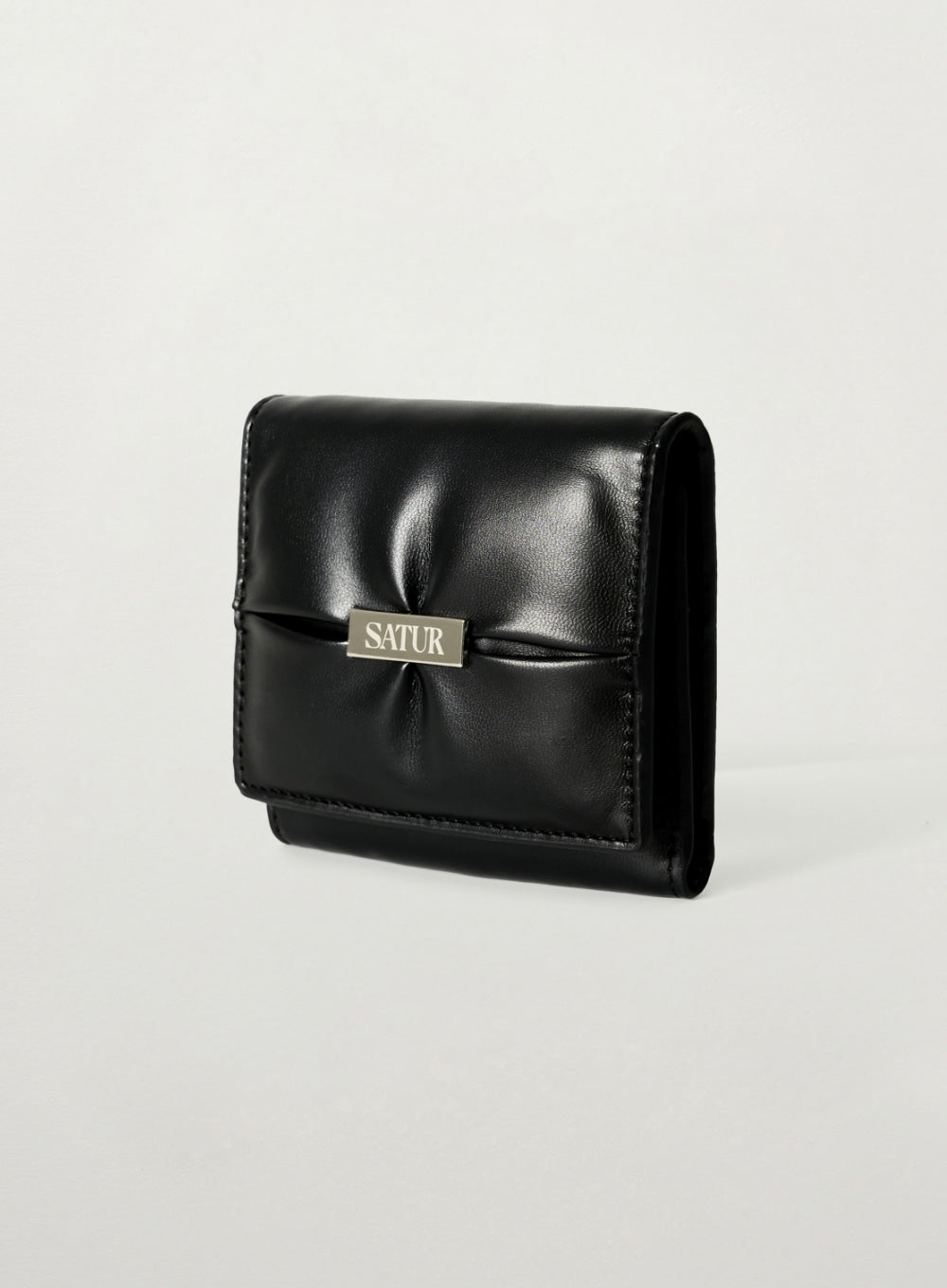 [satur] Orta Padded Wallet - Black