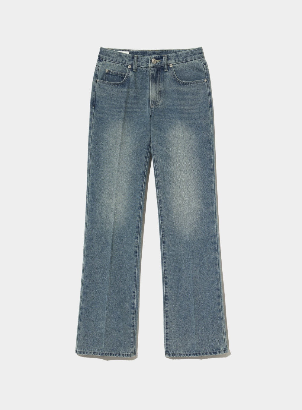 [satur] (W) Ely Flare Denim Pants - Light Washed Blue