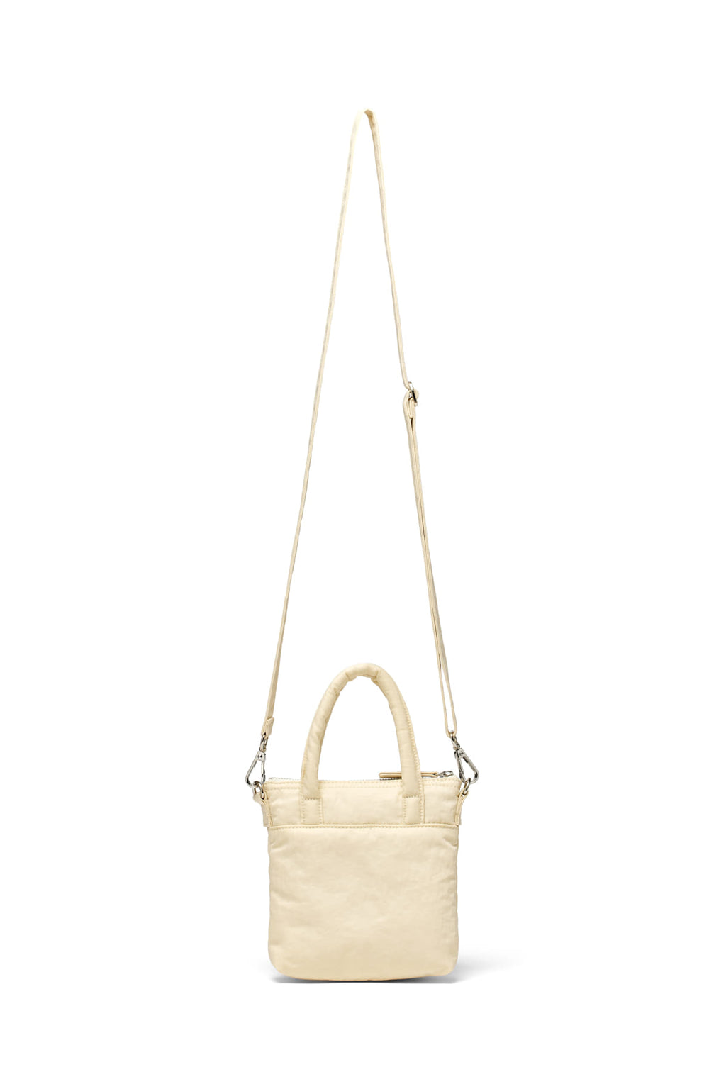 [matinkim] PADDED CARGO TWO WAY MINI BAG IN CREAM