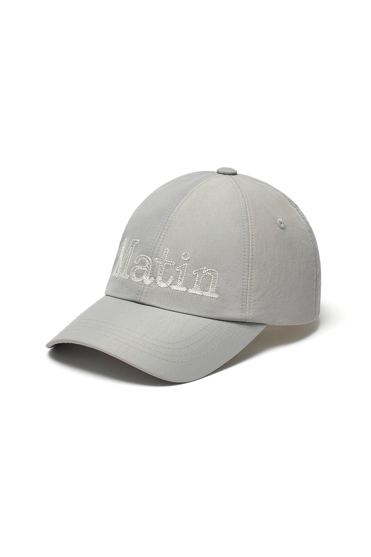 Matinkim Matin Kim Matin Glossy Ball Cap IN Grey