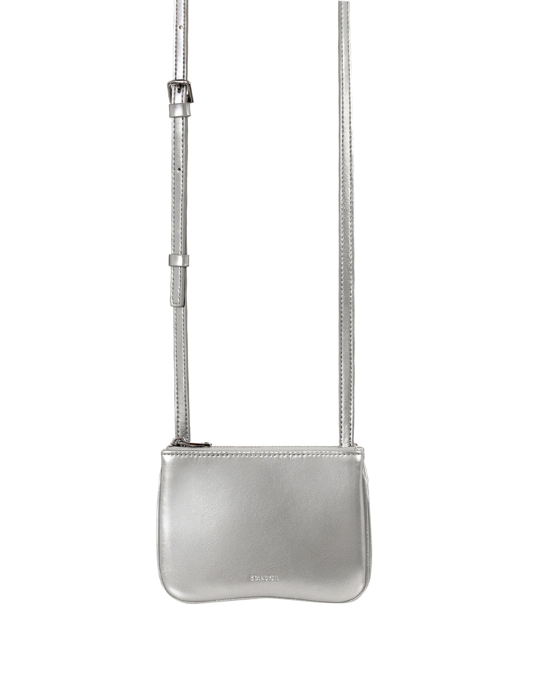 Standoil Cookie Accordion Bag / Silver