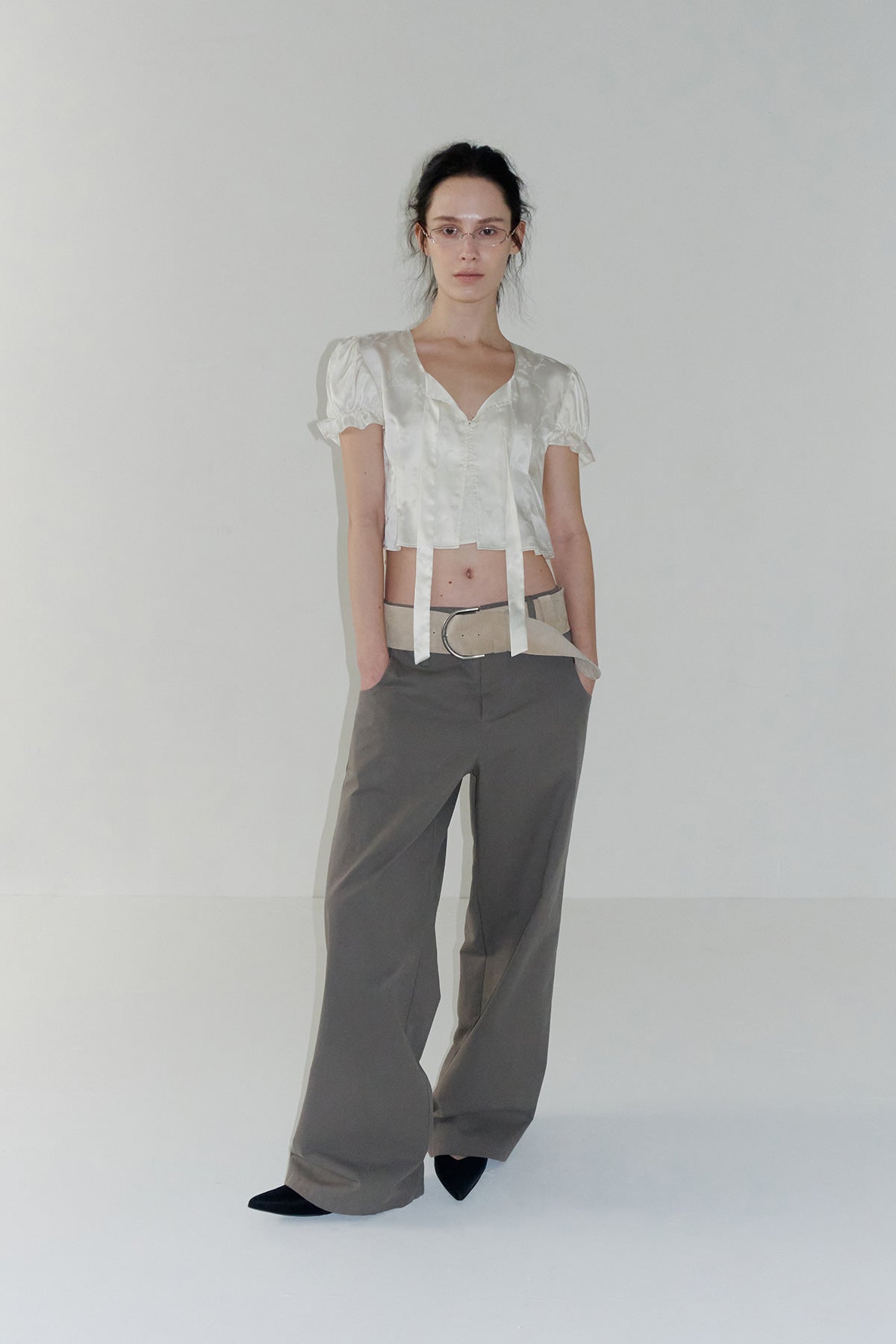Overdueflair Cotton Wide Pants Mocha