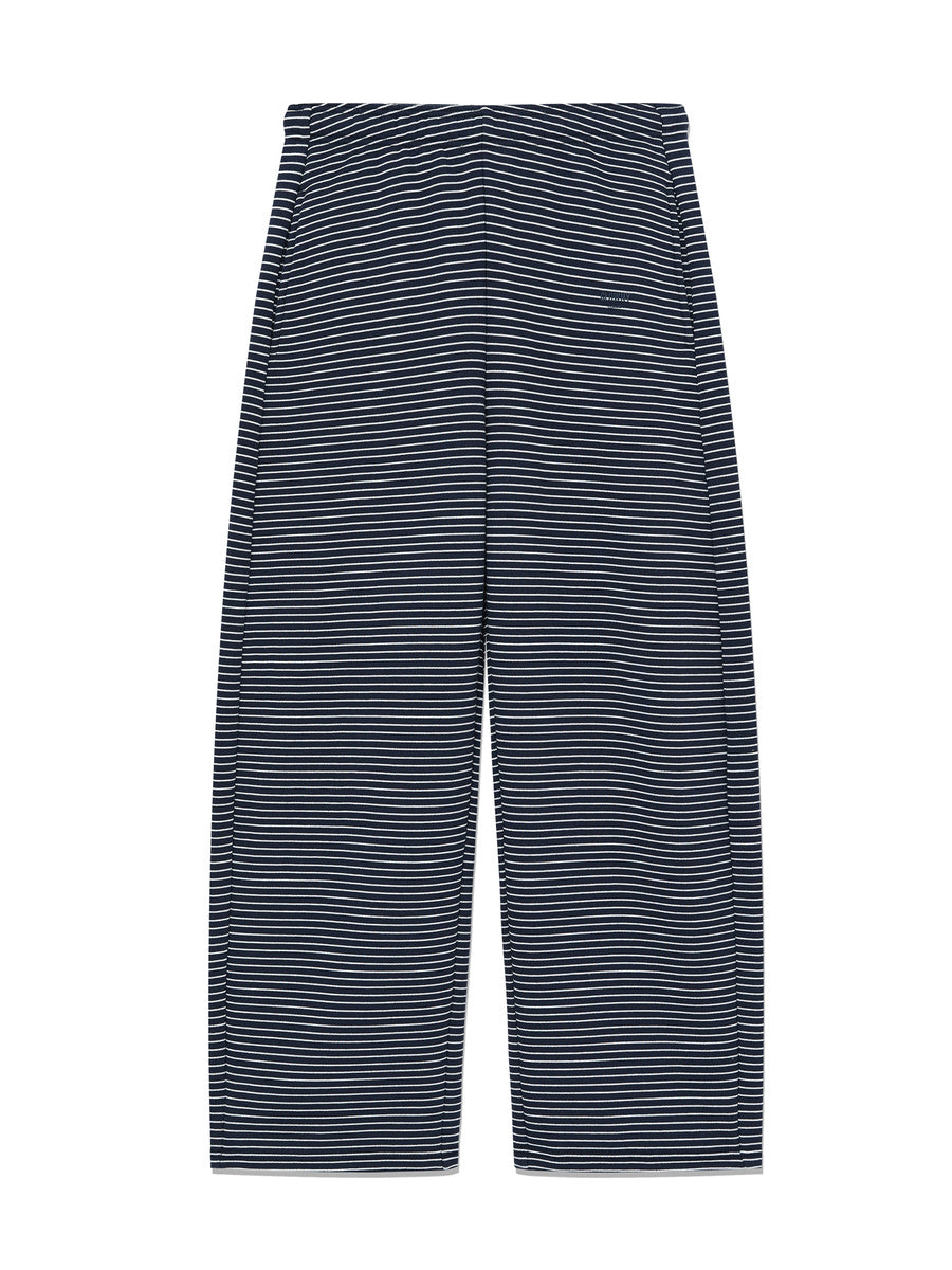 GLOWNY G Warm Core Stripe Sweatpants (Navy Stripe)