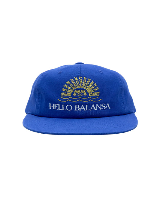 HSxBalansa Permed Sun 6Panel Cap_Blue