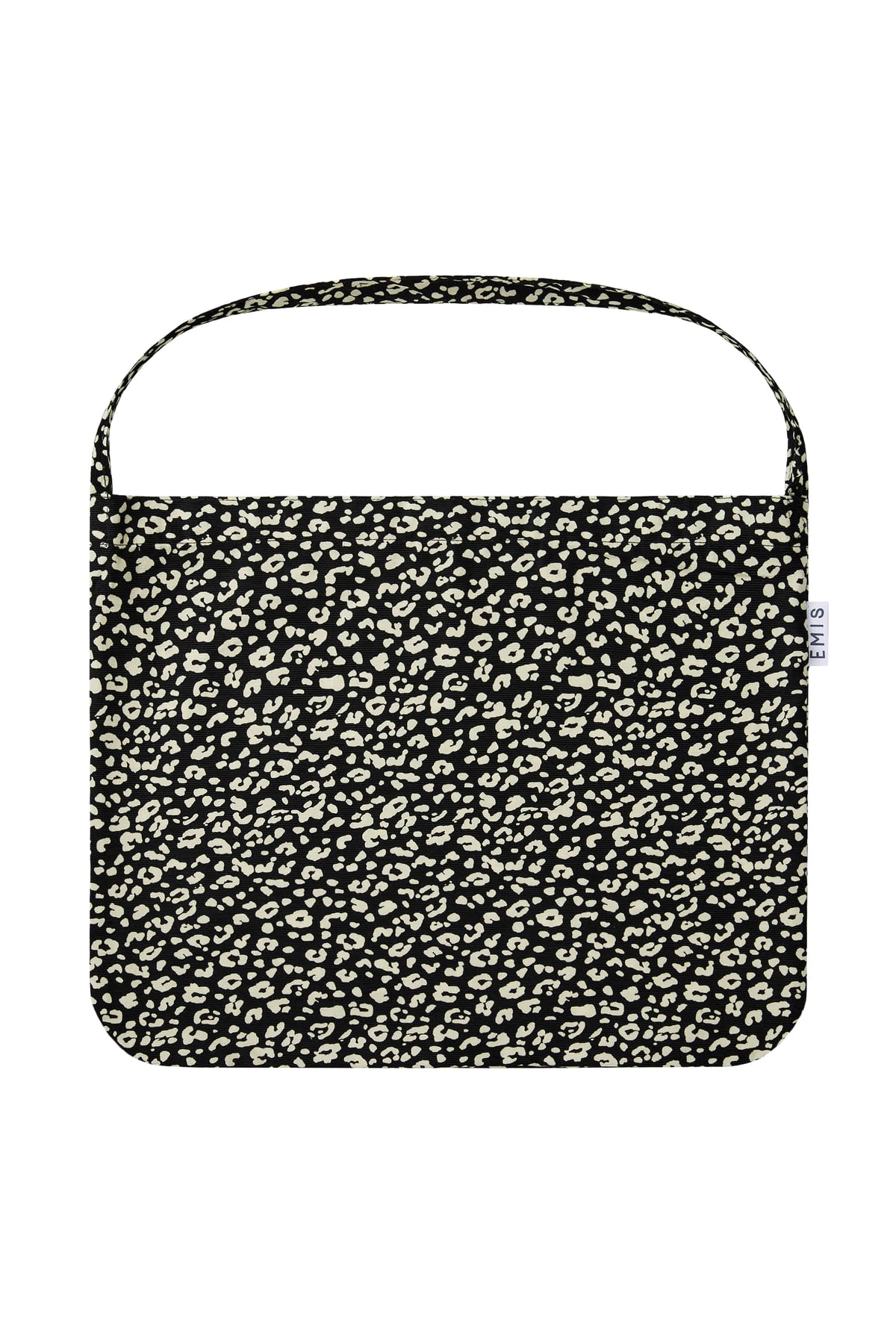 Emis 22Y Leopard Corduroy Eco Bag-Black