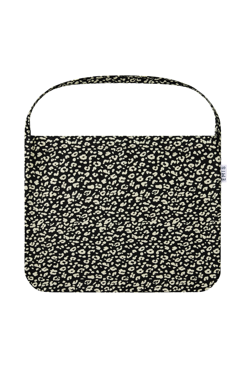 Emis 22Y Leopard Corduroy Eco Bag-Black