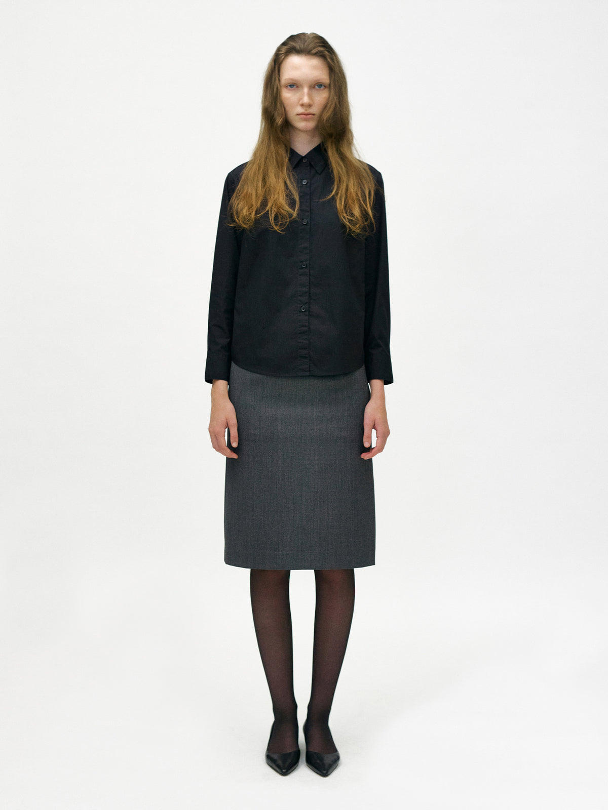 Nothing Written Arietta button shirt (Black)