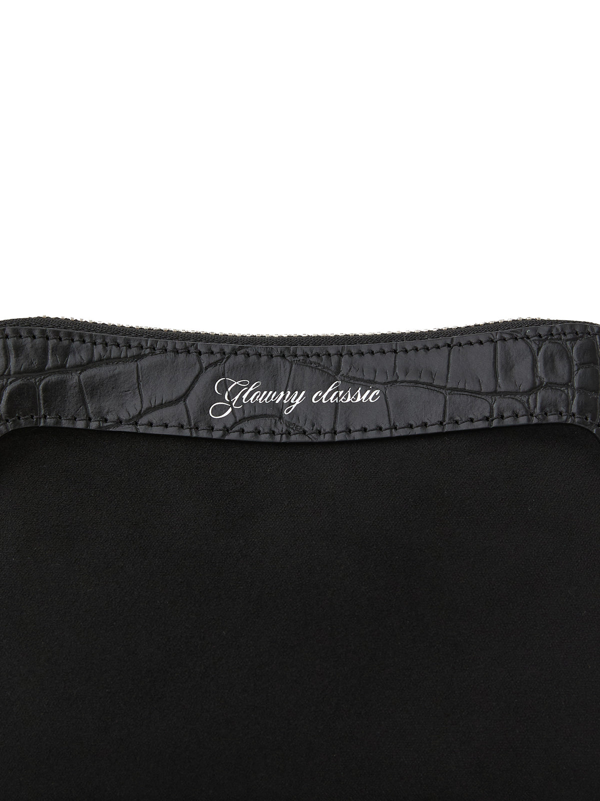 GLOWNY G Crack Leather Pouch (Black)