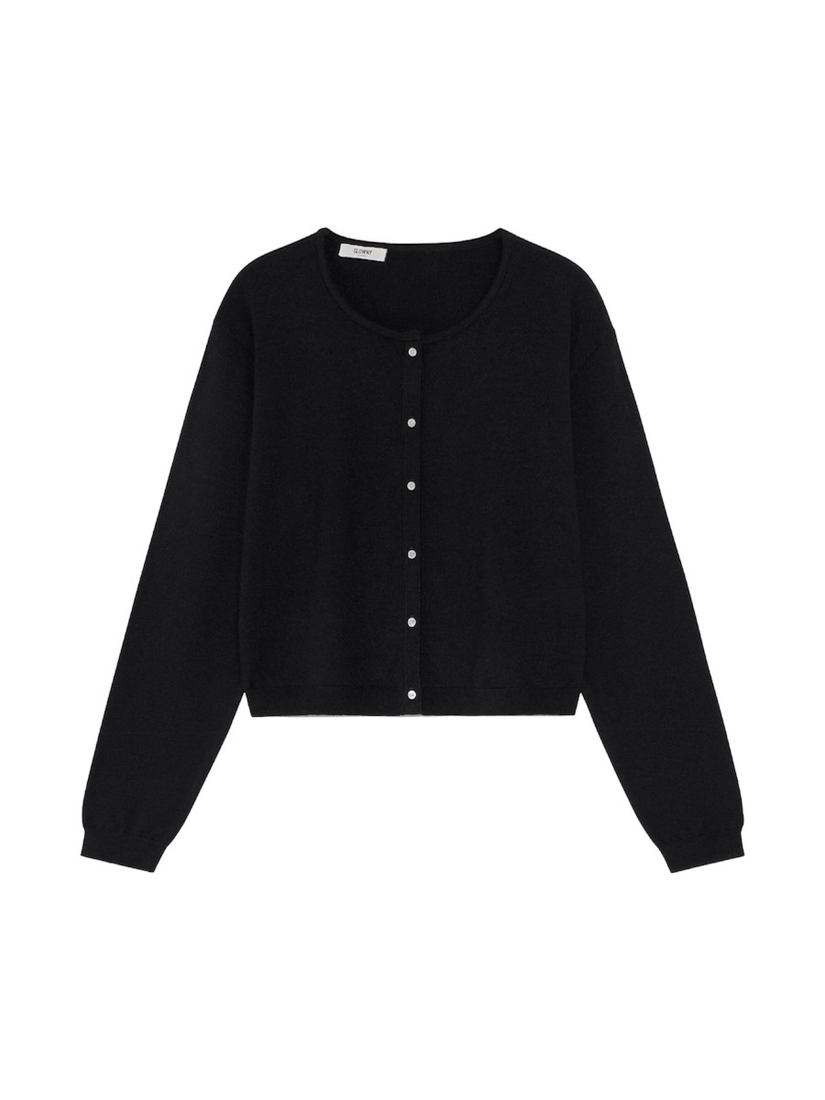 GLOWNY G Easy Fit Knit Cardigan (Black)