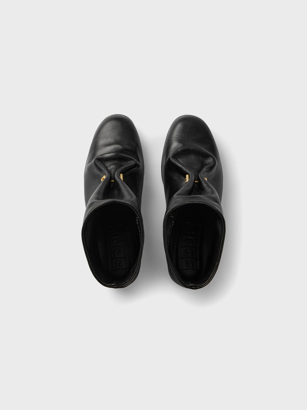 EENK Brooch Ankle Boots - Black