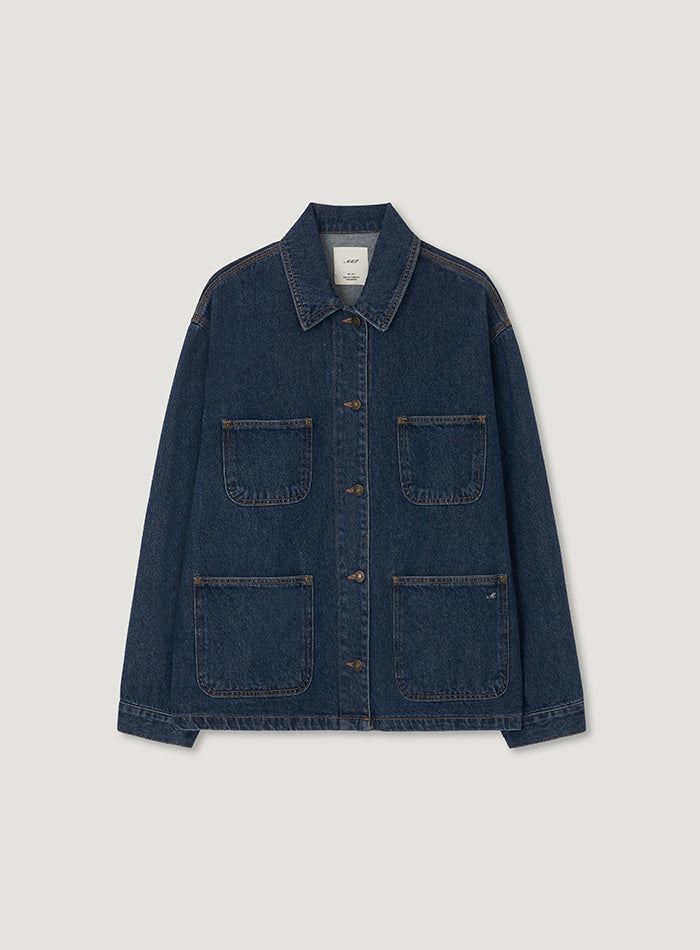 Mango Maniplease Selk Denim Jacket Denim