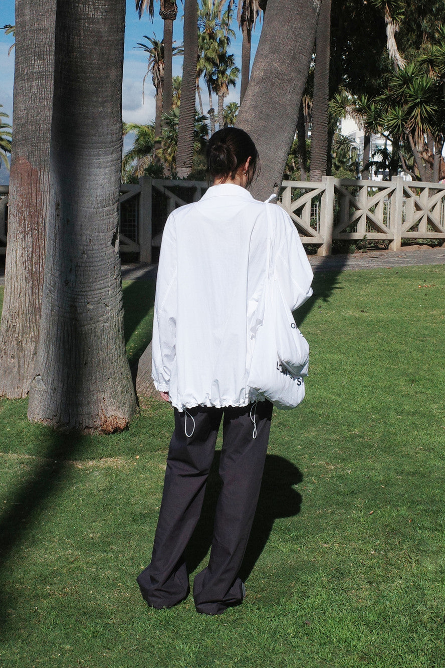 Low Classic Paper Straight-Fit Pants Charcoal