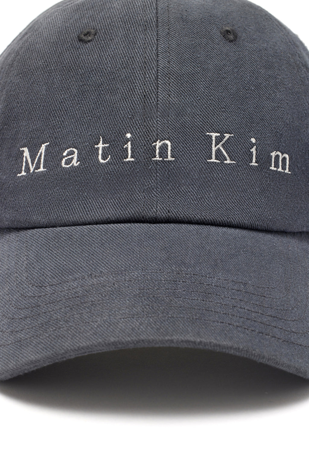 [matinkim] MATIN COTTON WASHED BALL CAP IN CHARCOAL