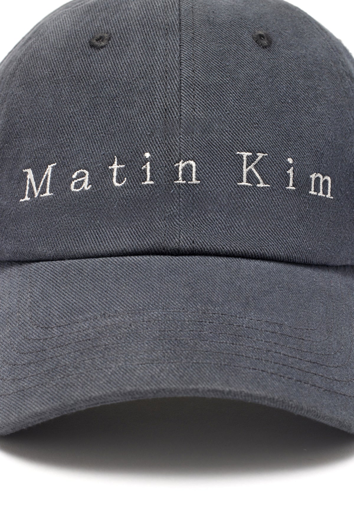 [matinkim] MATIN COTTON WASHED BALL CAP IN CHARCOAL